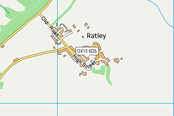 OX15 6DS map - OS VectorMap District (Ordnance Survey)