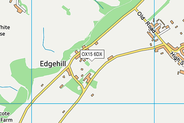 OX15 6DX map - OS VectorMap District (Ordnance Survey)
