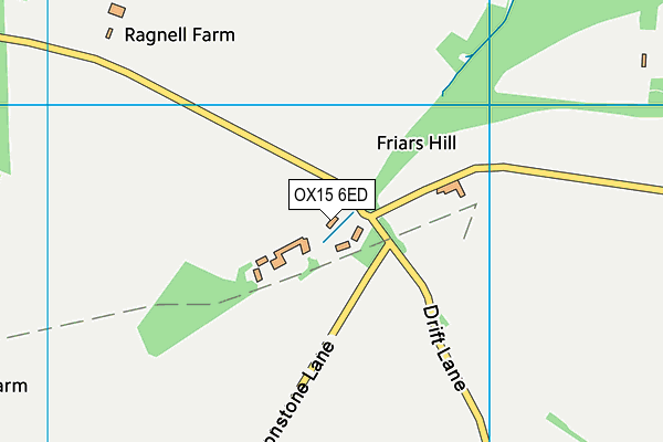 OX15 6ED map - OS VectorMap District (Ordnance Survey)