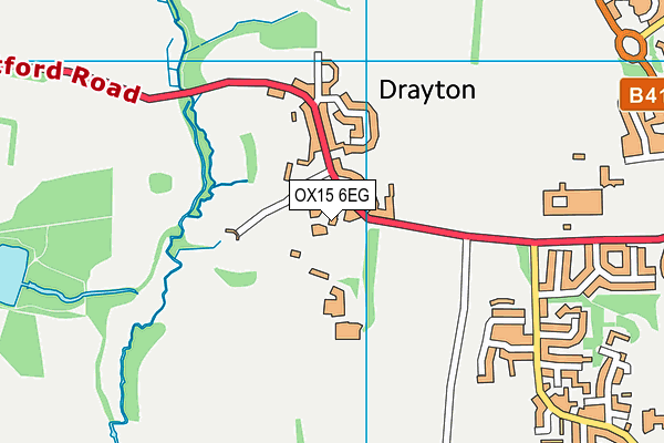 OX15 6EG map - OS VectorMap District (Ordnance Survey)