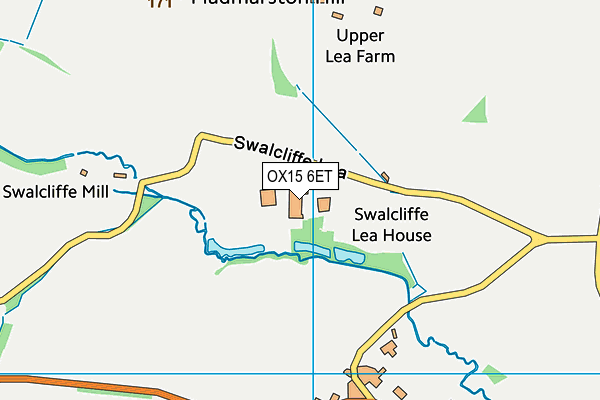 OX15 6ET map - OS VectorMap District (Ordnance Survey)