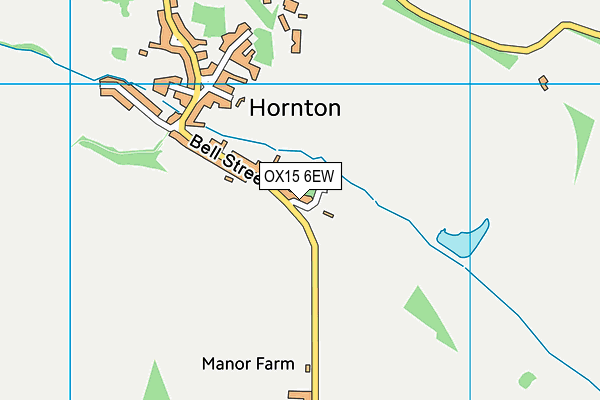 OX15 6EW map - OS VectorMap District (Ordnance Survey)