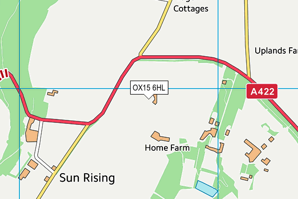 OX15 6HL map - OS VectorMap District (Ordnance Survey)