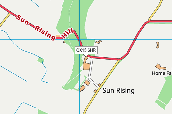 OX15 6HR map - OS VectorMap District (Ordnance Survey)