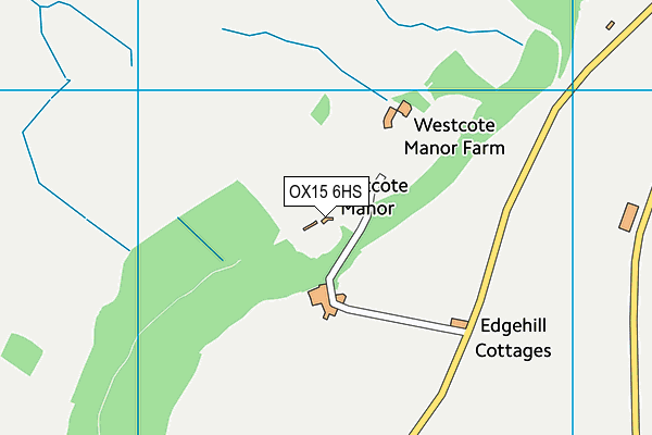 OX15 6HS map - OS VectorMap District (Ordnance Survey)