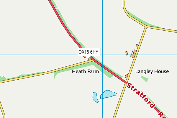 OX15 6HY map - OS VectorMap District (Ordnance Survey)