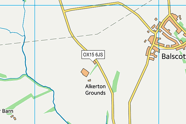 OX15 6JS map - OS VectorMap District (Ordnance Survey)