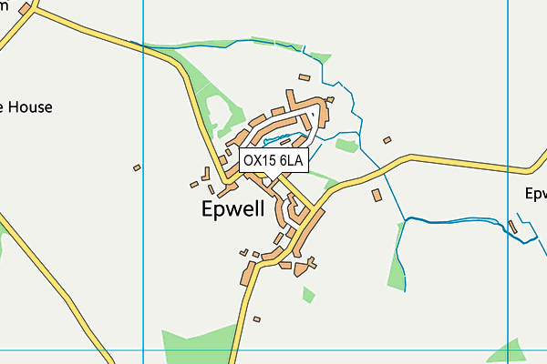 OX15 6LA map - OS VectorMap District (Ordnance Survey)