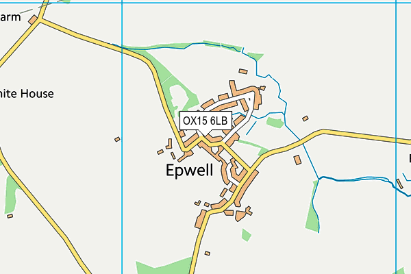 OX15 6LB map - OS VectorMap District (Ordnance Survey)