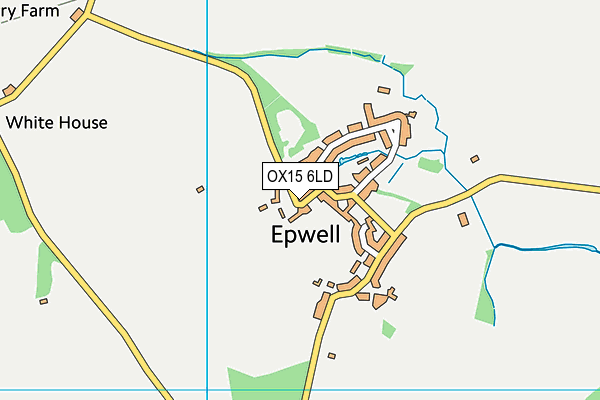 OX15 6LD map - OS VectorMap District (Ordnance Survey)