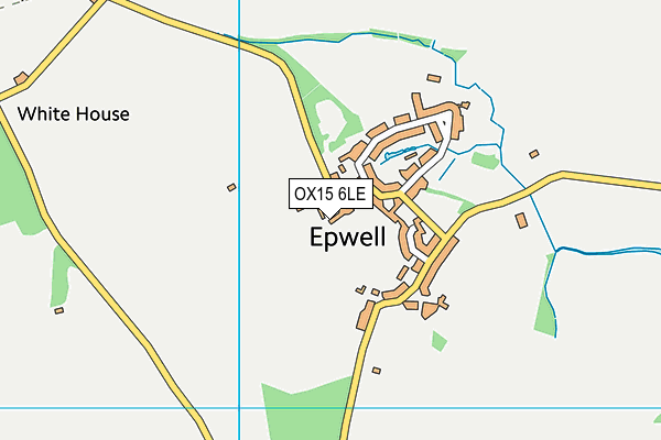 OX15 6LE map - OS VectorMap District (Ordnance Survey)