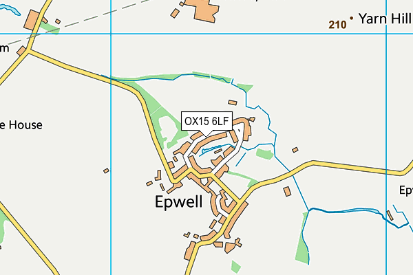 OX15 6LF map - OS VectorMap District (Ordnance Survey)