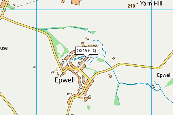 OX15 6LQ map - OS VectorMap District (Ordnance Survey)