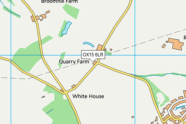 OX15 6LR map - OS VectorMap District (Ordnance Survey)