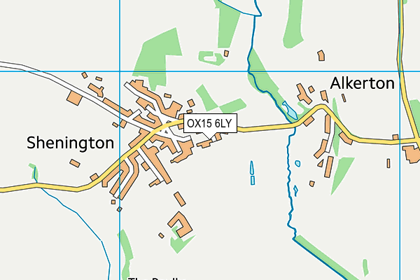 OX15 6LY map - OS VectorMap District (Ordnance Survey)