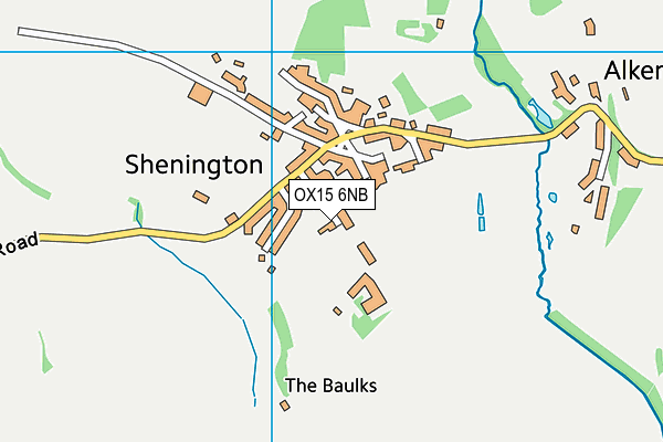 OX15 6NB map - OS VectorMap District (Ordnance Survey)