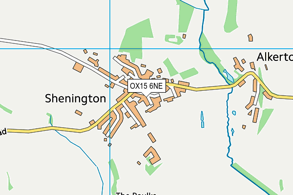 OX15 6NE map - OS VectorMap District (Ordnance Survey)