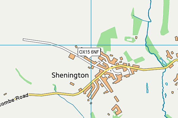 Shenington Church of England Primary School map (OX15 6NF) - OS VectorMap District (Ordnance Survey)