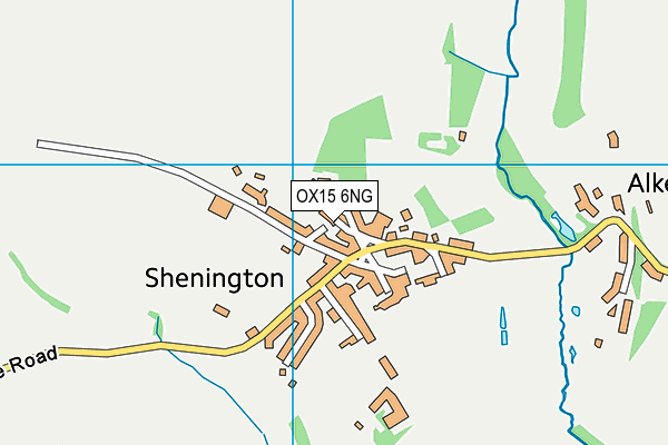 OX15 6NG map - OS VectorMap District (Ordnance Survey)