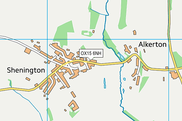 OX15 6NH map - OS VectorMap District (Ordnance Survey)