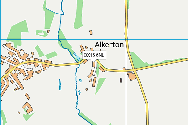 OX15 6NL map - OS VectorMap District (Ordnance Survey)