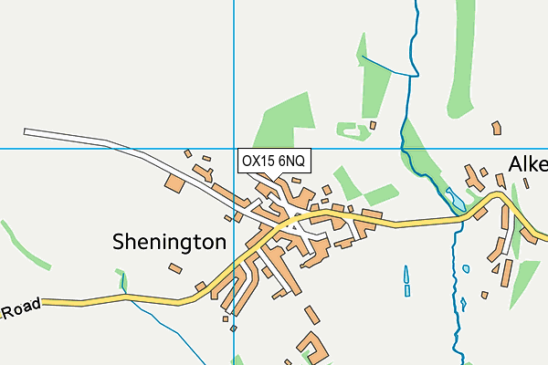 OX15 6NQ map - OS VectorMap District (Ordnance Survey)