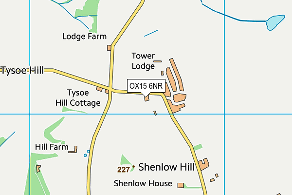 OX15 6NR map - OS VectorMap District (Ordnance Survey)