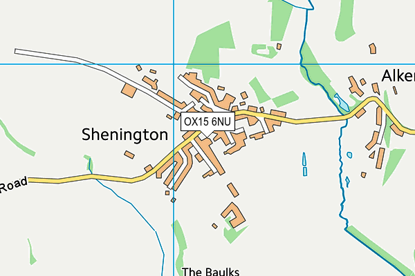 OX15 6NU map - OS VectorMap District (Ordnance Survey)