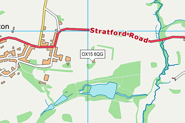 OX15 6QG map - OS VectorMap District (Ordnance Survey)