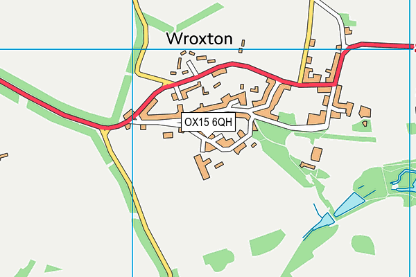 OX15 6QH map - OS VectorMap District (Ordnance Survey)