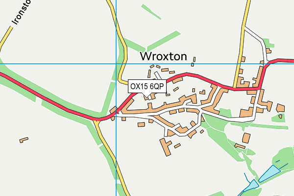 OX15 6QP map - OS VectorMap District (Ordnance Survey)