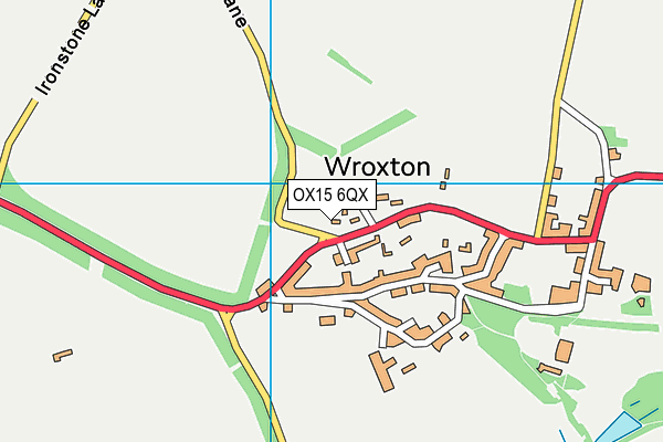 OX15 6QX map - OS VectorMap District (Ordnance Survey)