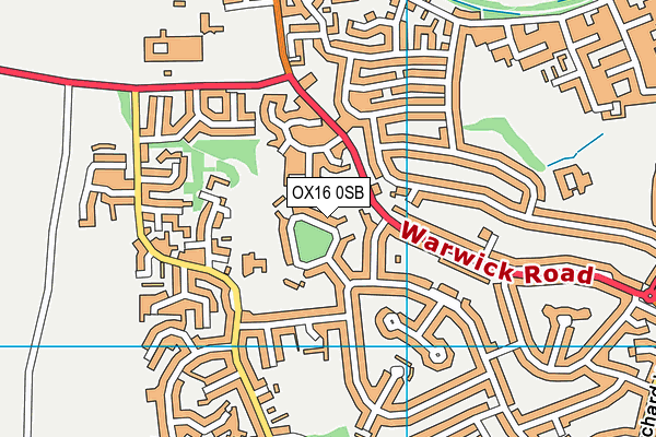 OX16 0SB map - OS VectorMap District (Ordnance Survey)