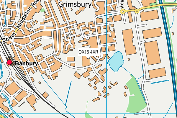 Akasha Gym (Closed) map (OX16 4XR) - OS VectorMap District (Ordnance Survey)