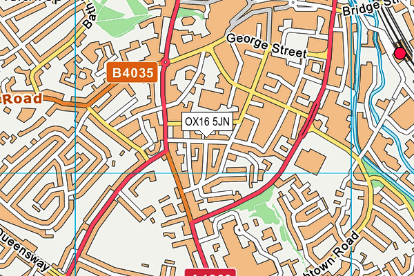 OX16 5JN map - OS VectorMap District (Ordnance Survey)