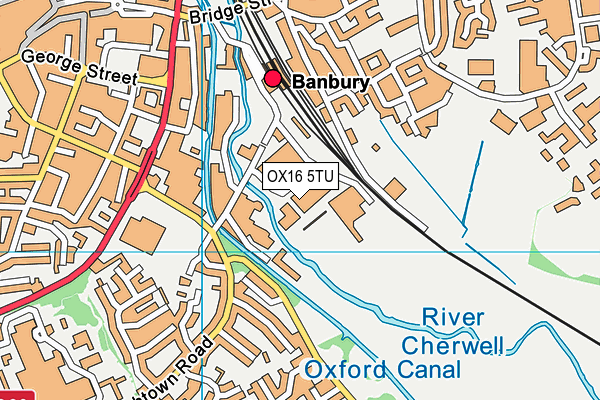 Ep Gym map (OX16 5TU) - OS VectorMap District (Ordnance Survey)