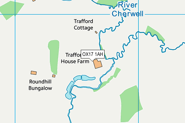 OX17 1AH map - OS VectorMap District (Ordnance Survey)