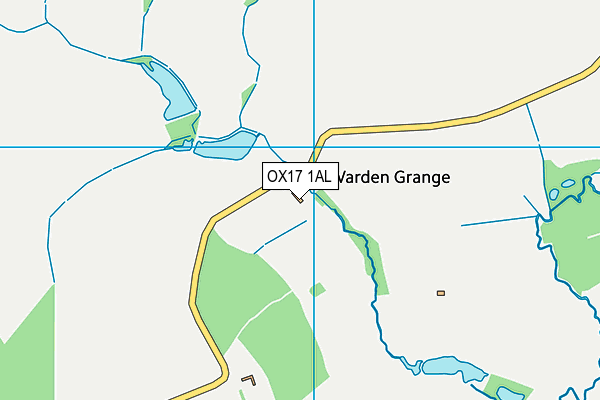 OX17 1AL map - OS VectorMap District (Ordnance Survey)