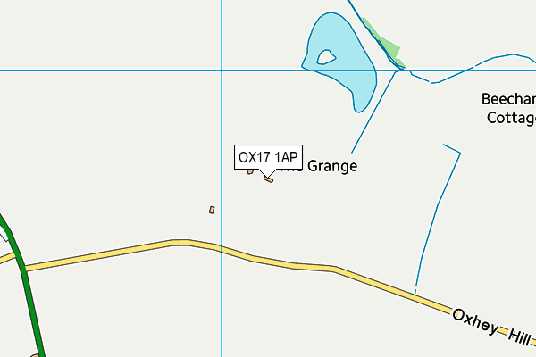 OX17 1AP map - OS VectorMap District (Ordnance Survey)