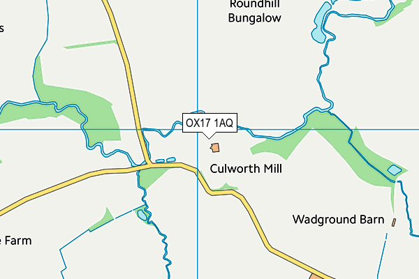 OX17 1AQ map - OS VectorMap District (Ordnance Survey)