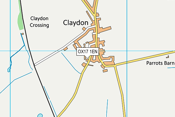 OX17 1EN map - OS VectorMap District (Ordnance Survey)