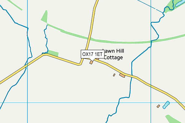 OX17 1ET map - OS VectorMap District (Ordnance Survey)