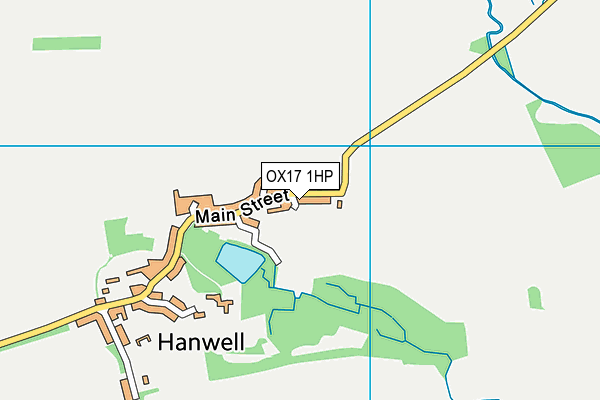 OX17 1HP map - OS VectorMap District (Ordnance Survey)