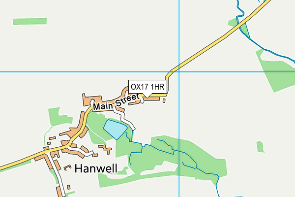 OX17 1HR map - OS VectorMap District (Ordnance Survey)