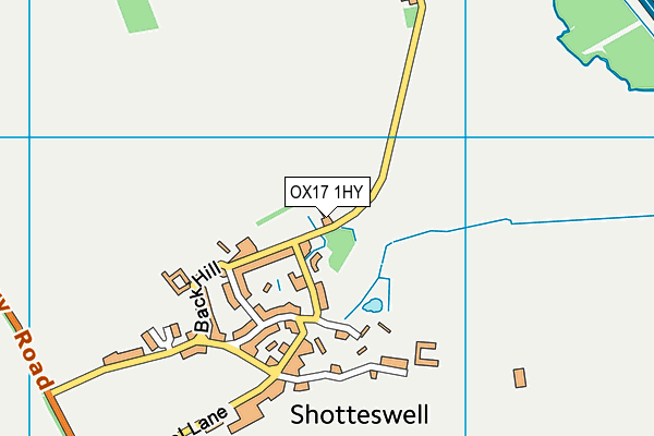 OX17 1HY map - OS VectorMap District (Ordnance Survey)