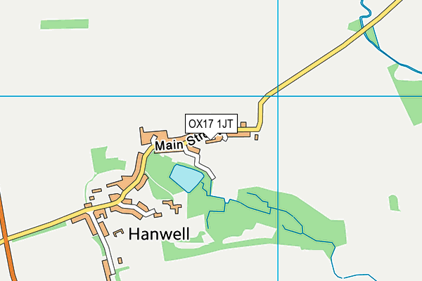 OX17 1JT map - OS VectorMap District (Ordnance Survey)