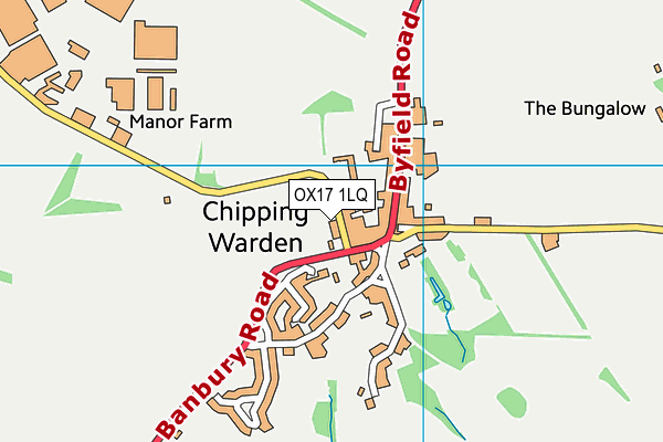 OX17 1LQ map - OS VectorMap District (Ordnance Survey)