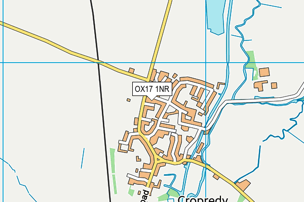 OX17 1NR map - OS VectorMap District (Ordnance Survey)