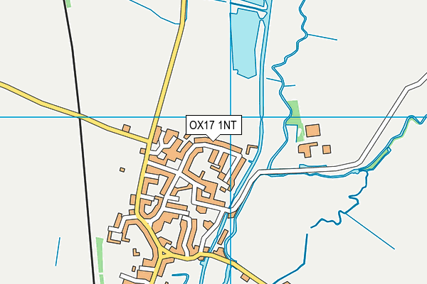 OX17 1NT map - OS VectorMap District (Ordnance Survey)