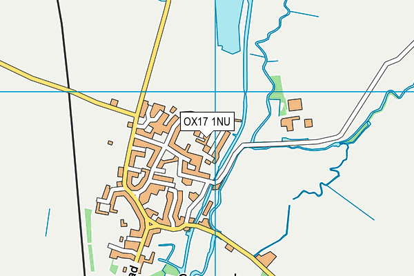 OX17 1NU map - OS VectorMap District (Ordnance Survey)